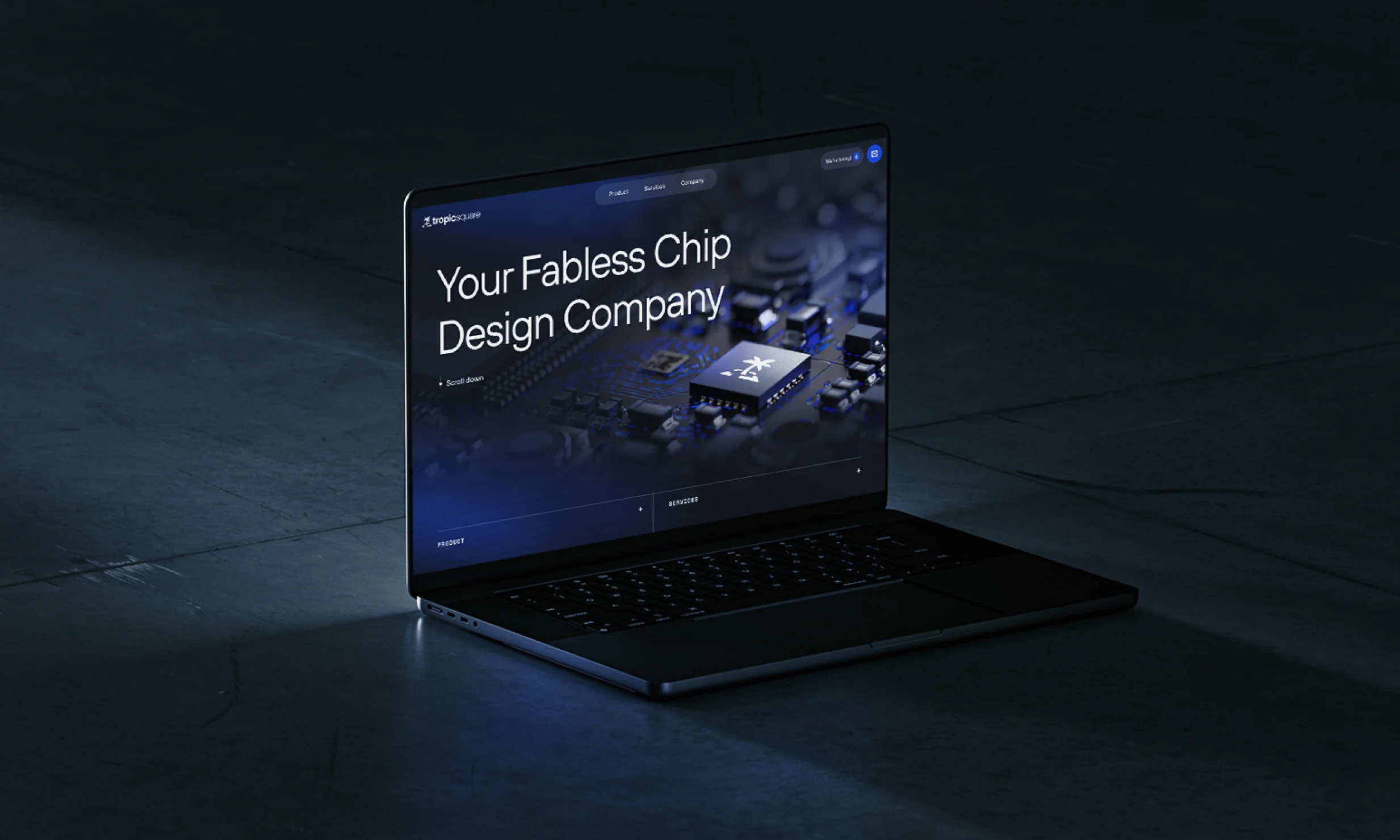 Tropic Square – chip design producer identity preview